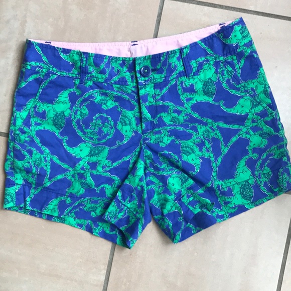 Lilly Pulitzer Pants - Lilly Pulitzer Callahan Short Elephant Print